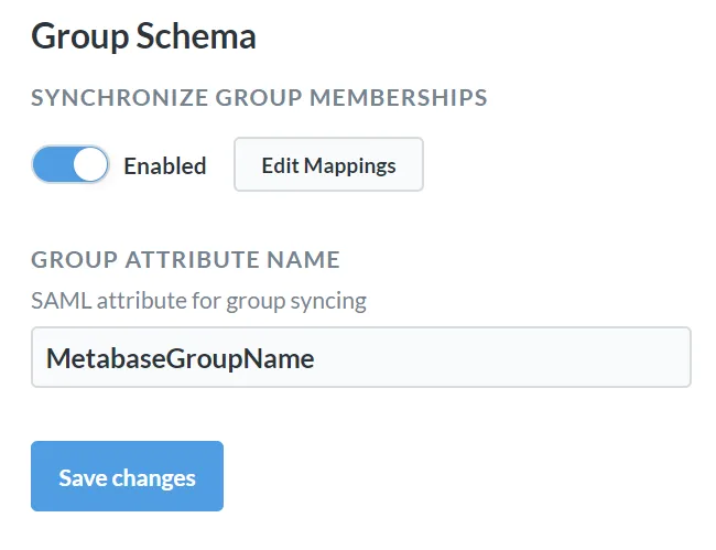 Group schema