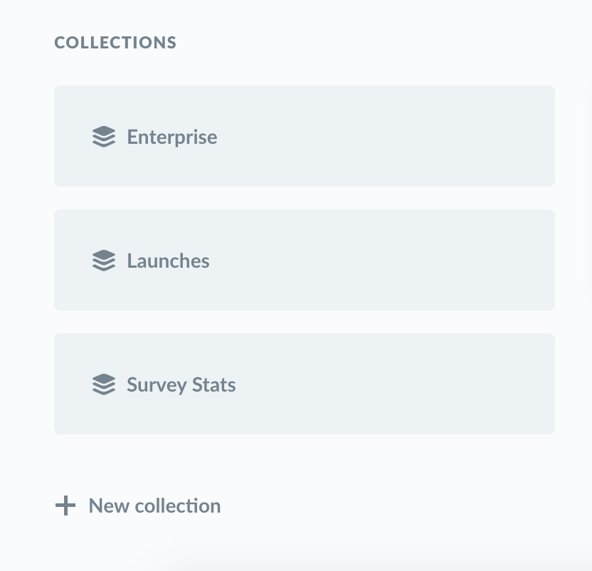 Create collection