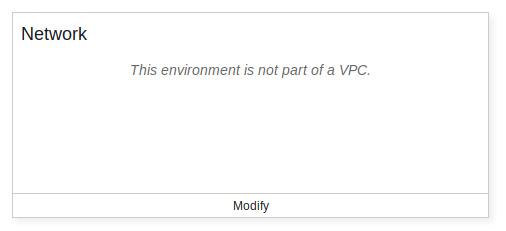 Elastic Beanstalk VPC Entry
