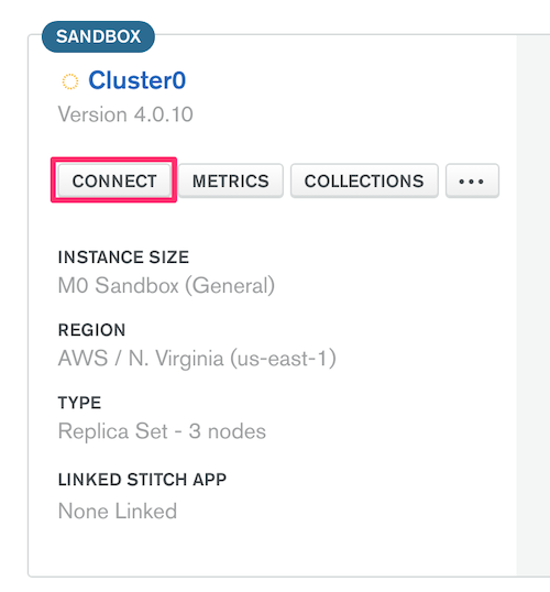 Your cluster screengrab
