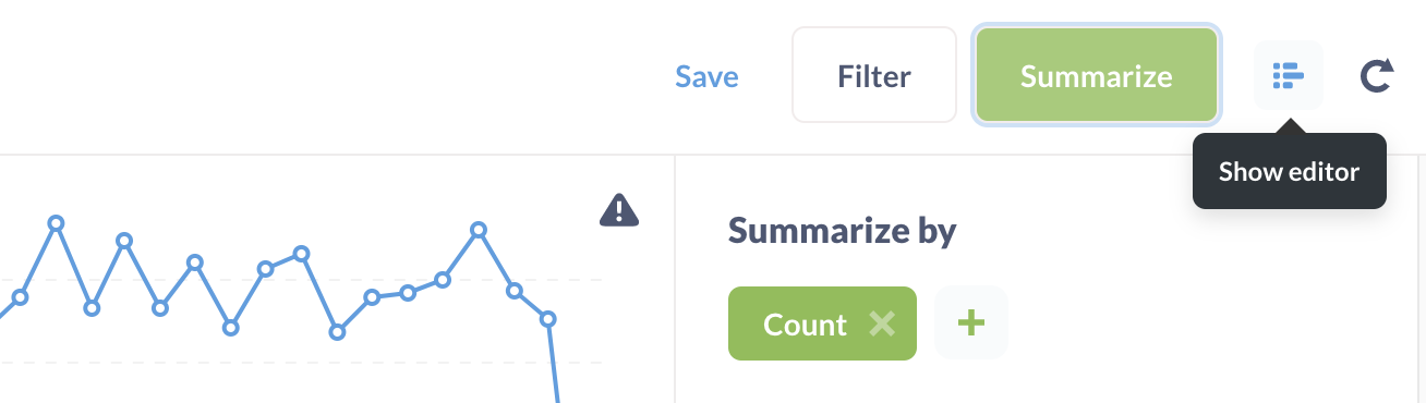 Show editor